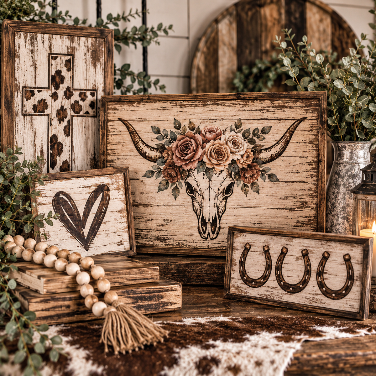 Handmade wood signs