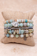Cora Bracelet Set Amazonite