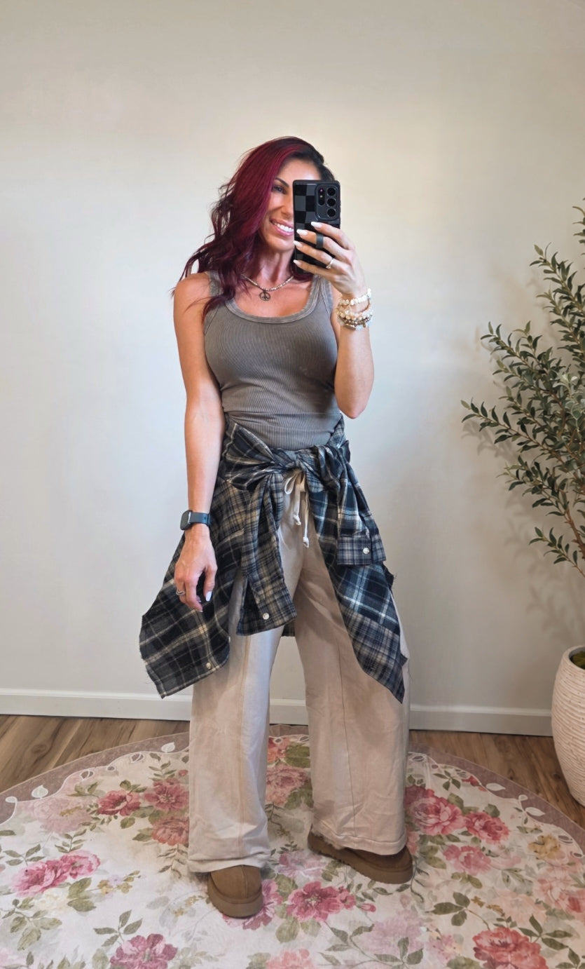 Rustic Rose Flannel