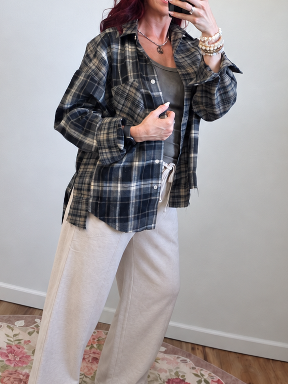 Rustic Rose Flannel