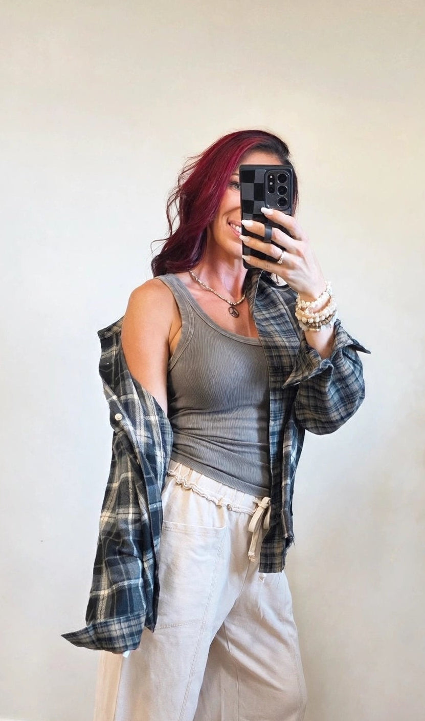 Rustic Rose Flannel