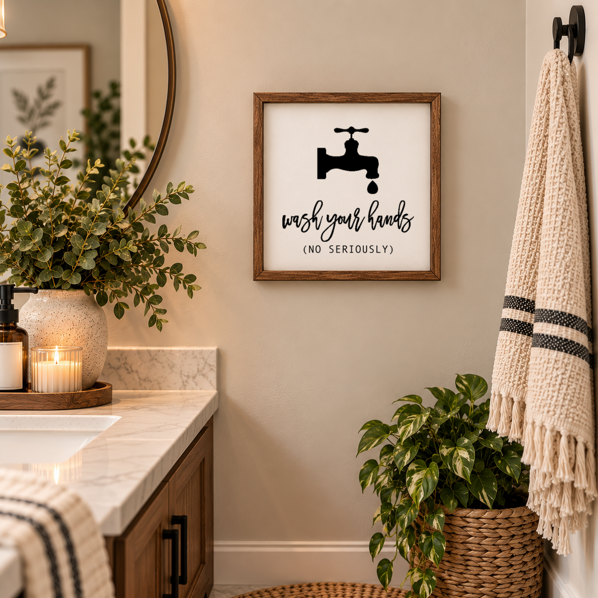 Wash Your Hands 12x12